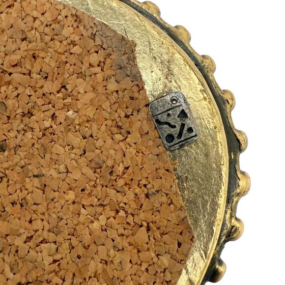 Glass Paperweight Retro Bird Collage Papers Papers Everywhere Rustic Farmhouse - Picture 8 of 8